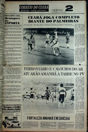 Página do jornal Correio do Ceará de abril de 1978