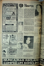 Página do jornal Correio do Ceará de abril de 1978