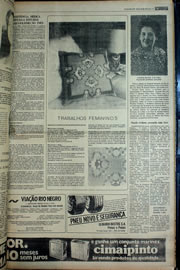 Página do jornal Correio do Ceará de abril de 1978