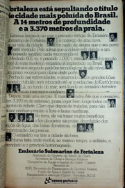 Página do jornal Correio do Ceará de abril de 1978