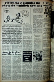 Página do jornal Correio do Ceará de abril de 1978