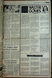 Página do jornal Correio do Ceará de abril de 1978