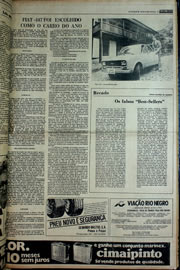 Página do jornal Correio do Ceará de abril de 1978