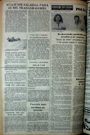 Página do jornal Correio do Ceará de abril de 1978