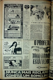 Página do jornal Correio do Ceará de abril de 1978