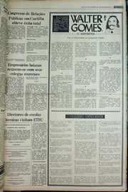 Página do jornal Correio do Ceará de abril de 1978