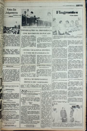 Página do jornal Correio do Ceará de abril de 1978