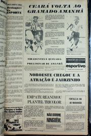 Página do jornal Correio do Ceará de abril de 1978