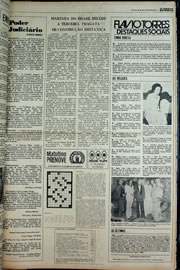 Página do jornal Correio do Ceará de abril de 1978
