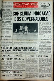 Página do jornal Correio do Ceará de abril de 1978