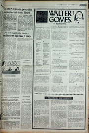 Página do jornal Correio do Ceará de abril de 1978