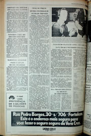 Página do jornal Correio do Ceará de abril de 1978
