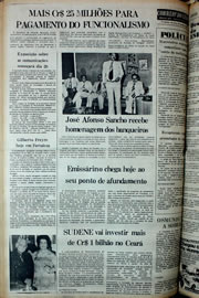 Página do jornal Correio do Ceará de abril de 1978
