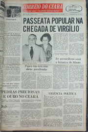 Página do jornal Correio do Ceará de abril de 1978