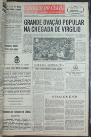 Página do jornal Correio do Ceará de abril de 1978
