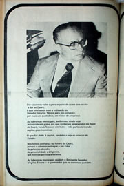 Página do jornal Correio do Ceará de abril de 1978