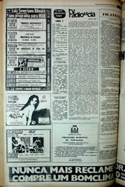 Página do jornal Correio do Ceará de abril de 1978
