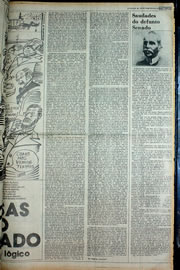 Página do jornal Correio do Ceará de abril de 1978