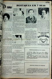 Página do jornal Correio do Ceará de abril de 1978