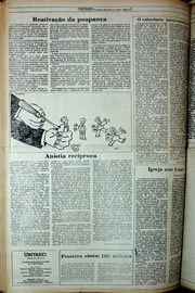 Página do jornal Correio do Ceará de abril de 1978