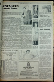 Página do jornal Correio do Ceará de abril de 1978