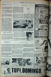 Página do jornal Correio do Ceará de abril de 1978