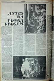 Página do jornal Correio do Ceará de abril de 1978
