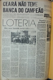 Página do jornal Correio do Ceará de abril de 1978