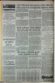 Página do jornal Correio do Ceará de julho de 1978