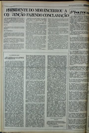 Página do jornal Correio do Ceará de julho de 1978