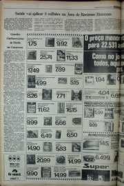 Página do jornal Correio do Ceará de julho de 1978