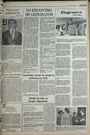 Página do jornal Correio do Ceará de julho de 1978