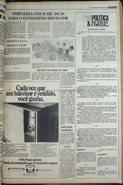 Página do jornal Correio do Ceará de julho de 1978