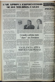 Página do jornal Correio do Ceará de julho de 1978