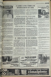 Página do jornal Correio do Ceará de julho de 1978