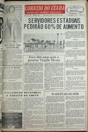 Página do jornal Correio do Ceará de julho de 1978