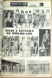 Página do jornal Correio do Ceará de julho de 1978
