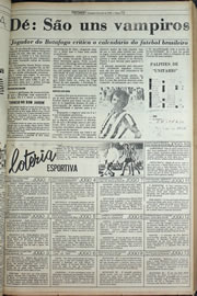 Página do jornal Correio do Ceará de julho de 1978
