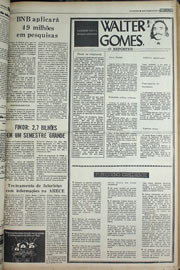 Página do jornal Correio do Ceará de julho de 1978
