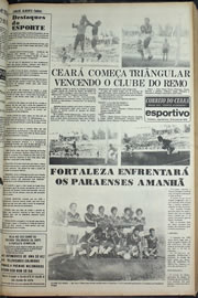 Página do jornal Correio do Ceará de julho de 1978