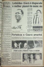 Página do jornal Correio do Ceará de julho de 1978