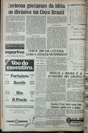Página do jornal Correio do Ceará de julho de 1978