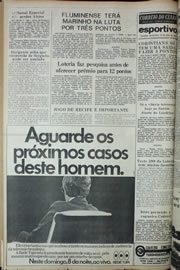 Página do jornal Correio do Ceará de julho de 1978