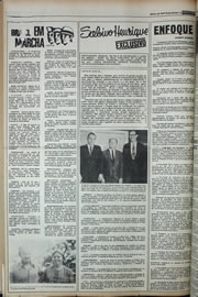 Página do jornal Correio do Ceará de julho de 1978