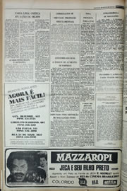 Página do jornal Correio do Ceará de julho de 1978