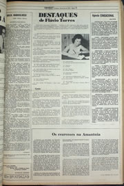 Página do jornal Correio do Ceará de julho de 1978