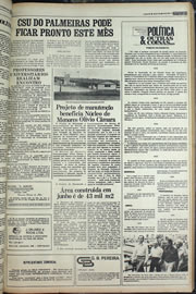 Página do jornal Correio do Ceará de julho de 1978