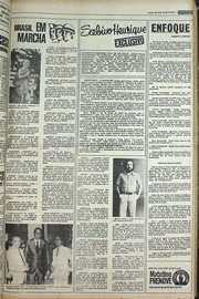 Página do jornal Correio do Ceará de julho de 1978