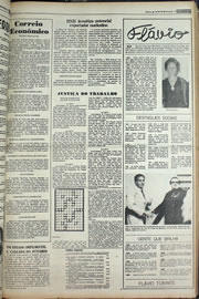 Página do jornal Correio do Ceará de julho de 1978