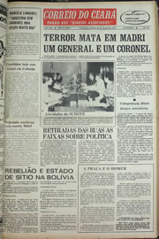 Página do jornal Correio do Ceará de julho de 1978